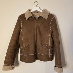 Brown Shearling Women's Jacket